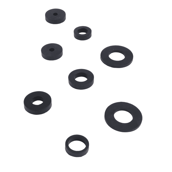 141Pcs Flat Rubber O-Ring Seal Hose Gasket Washer for Faucet Grommet 18 Different Sizes