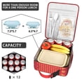 thumbnail image 3 of Cute Bee Bento Box Bag – Thermal Insulated Lunch Tote with Waterproof Exterior for Young Travelers, 3 of 6