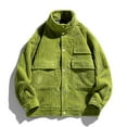 thumbnail image 2 of Vedolay Coats for Men Work Winter Open Front Cardigan Coats Tops Green,L, 2 of 5