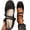 Black, variant on HTHLVMD Lace Ballet Flats, Mary Janes, Cross Strap Flats, Breathable Mesh Shoes, Women's Lace Ballet Flats Cross Strap Mesh Breathable Mary Jane Shoes Low Cut Slip-On Dress Flats, Beige 5.5