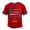 Red, variant on Men's USA 250 Years of Freedom Patriotic T-Shirt American Flag Casual Tee 250th Anniversary Shirt