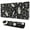 Black, variant on Long Mouse Pads for Desk,Black Gold Sun Moon Pattern Desk Mats on Top Of Desks, Desk Mouse Pad Extra Large with 3mm Non-Slip Base and Stitched Edge for Gaming,Office,Work,Home 31.5"x11.8"