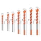 thumbnail image 4 of 7x Brocas para mampostería portátiles, brocas para azulejos de cerámica de 3 mm-12 mm Punta de para azulejos de , vidrio, madera y, 4 of 9