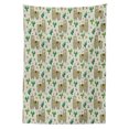 thumbnail image 3 of Ambesonne Llama Tablecloth Rectangular Table Cover, Flora and Fauna Motifs, 60"x84", Multicolor, 3 of 4