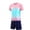 Pink, variant on KAUOD Boys Athletic Short Outfits 2 Piece Summer Short Sleeve T Shirt and Shorts Set Loose Baseball Sports Clothes