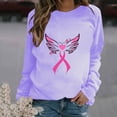 thumbnail image 2 of Nmnitkp Breast Cancer Awareness Sweatshirt Women In October We Wear Breast Cancer Print Breast Cancer Survivor Sweatshirt, 2 of 4