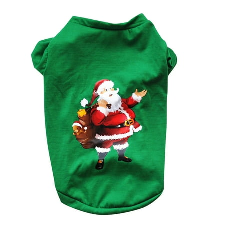 

Apepal Christmas Decorations Christmas Dog Clothes Puppy Winter Warm Coats Christmas Party Pet Clothes