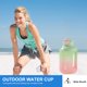 thumbnail image 5 of Botella De Agua Botella deportiva de 1500 ml Botella de agua fría con degradado esmerilado para exteriores (verde) Ndcxsfigh Para Estrenar, 5 of 6