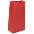 thumbnail image 2 of JAM Paper Kraft Lunch Bags , Red, 4 1/8 x 8 x 2 1/4, 500/Pack, 2 of 2