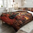 thumbnail image 2 of Yspwyqan Christmas Black Cat King Comforter Set, Soft Warm Cozy Holiday Bedding with 1 Comforter 2 Pillowcases for Bedroom Guest Room Xmas Home Decor, 2 of 7