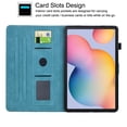 thumbnail image 2 of GSFY Case for Samsung Galaxy Tab S6 Lite 10.4, Smart Premium PU Leather Wallet Stand Protective Shell with Stylus Holder Auto Sleep Wake for Samsung Galaxy Tab S6 Lite 10.4 2024/2022/2020, Light Blue, 2 of 7