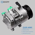 thumbnail image 4 of ECCPP A/C Compressor for 2012-2014 Hyundai Sonata 12-15 For Kia Optima 2.0L2.4L5512958, 4 of 4