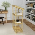 thumbnail image 4 of Alden Antique Beige 4- Tier Library Stand, 4 of 7