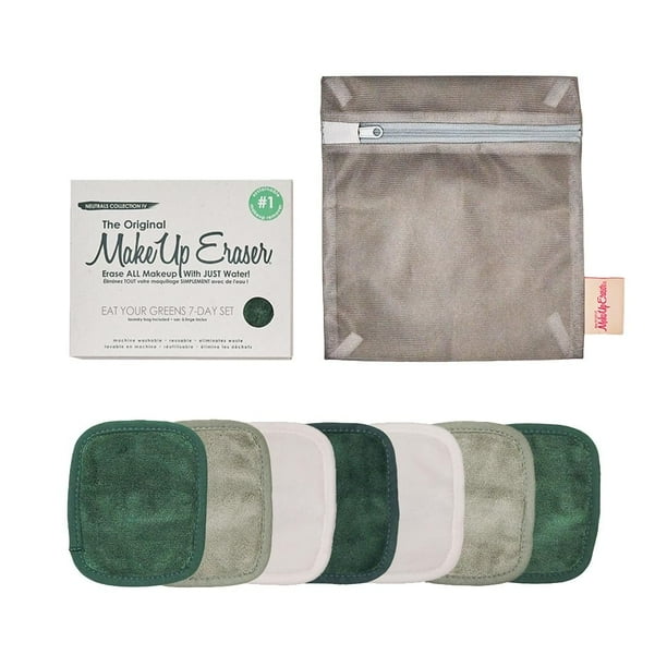 Set de borradores de maquillaje para 7 días Eat Your Greens Neutrals, 7 unidades