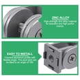 thumbnail image 4 of 4pcs Zinc Alloy Flexible Pivot Joint Connector for Aluminum Extrusion Profile, 4 of 8