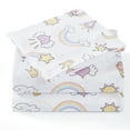 thumbnail image 4 of Kids Fun & Bright Printed Microfiber Sheet Sets, Ultra Soft Fitted Sheets with Straps - Magical Unicorns, Twin XL Size, 4 of 5