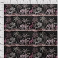 thumbnail image 4 of oneOone Rayon Black Fabric Tropical Sewing Material Print Fabric By The Yard 56 Inch Wide, 4 of 4