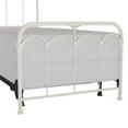 thumbnail image 4 of Bowery Hill Traditional Queen Metal Bed in Soft White, 4 of 8