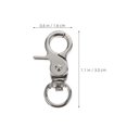 thumbnail image 2 of NUOLUX 20Ud Clips Metálicos Para Puertas De Jaula De Pájaros Con Y Acceso, 2 of 8