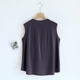 thumbnail image 5 of lmcalzta Pajama Tank Tops for Women Soft Comfy Stretch Modal Sleep Shirts Crew Neck Sleeveless Tank Tops, 5 of 5