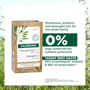 Klorane Ultra-Gentle Shampoo Bar with Oat Milk - Gentle Plant-Based Shampoo Bar - Hydrates & Detangles, 2.8 oz