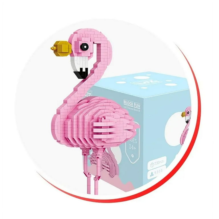 1PC Flamingo Building Block Toys Animal Mini Building Block DIY Puzzle Assembly Building Blocks Children s Toys Christmas Gifts