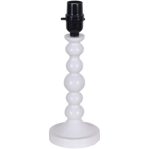 Mainstays White Plastic Stacked Accent, Mainstays Fillable Glass Jar Table Lamp Base