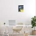 thumbnail image 2 of Stupell Industries Nighttime Moon Skiing Skeleton Winter Snow Slope Wood Wall Art, 10 x 15, Design by Chris Miles, 2 of 5