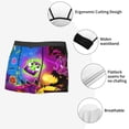 thumbnail image 4 of Lsque Geometry Dash Pattern Men’s Total Support Pouch Boxer Briefs, X-Temp Cooling, Moisture-Wicking Underwear, Regular, Long-leg and Trunk-Small, 4 of 7