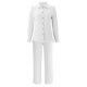 thumbnail image 4 of Conjunto casual de dos piezas para mujer con blusa ancha y pantalones elásticos - Tallas S-XL, 4 of 5