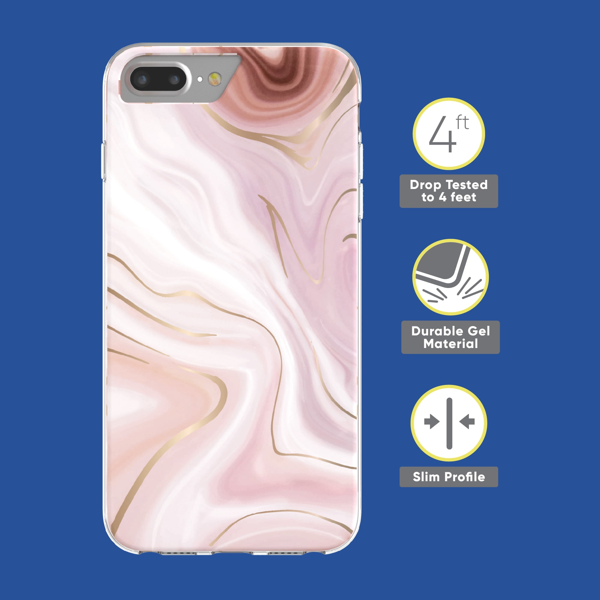 onn. Fashion Phone Case For iPhone 6 Plus, iPhone 6s Plus, iPhone 7 Plus, iPhone 8 Plus