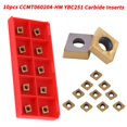 thumbnail image 1 of OTVIAP Embouts en Carbure de Haute Qualité, Inserts CNC, Inserts en Carbure, pour Acier Semi-Finition CNC, 1 of 8
