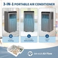 thumbnail image 5 of Historyli 8,000 BTU Portable Air Conditioners,3-in-1 Portable AC Unit Cools Up to 350 Sq.Ft,Quiet Air Conditioner with Fast Cooling/Energy Saving/Remote Control/24Hrs Timer for Bedroom,Office, 5 of 7