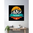 thumbnail image 2 of Ozark National Forest Poster Wall Art, Modern Wall Decor, 16x16 UNFRAMED, 2 of 3