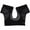 Black, variant on Underarm Sweat Vest Washable Armpit Sweat Vest Breathable Sweat-proof Short Vest for Women