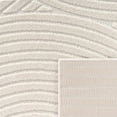 thumbnail image 4 of Paco Home Modern Area Rug Minimalist Design with Curved Line Pattern in Cream - 2'8" x 8'2" (3'x8'), 4 of 6