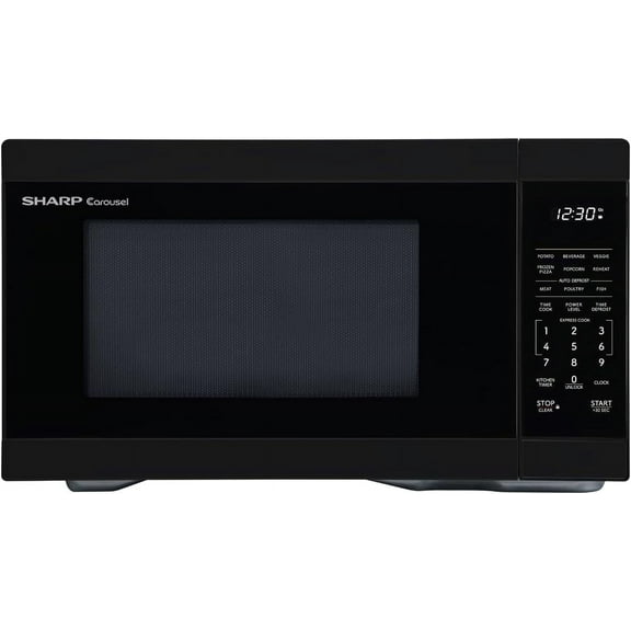 Countertop Microwave, 1000W, 1.1 cu ft, BLACK
