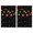 Black Christmas Ornament, variant on 2 Pcs Funny Kitchen Towels,Red Christmas Santa Costume Pattern Microfiber Dish Towels,Kitchen Tea Towels,Kitchen Towel Set (18" X 26")