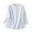 Sky Blue, variant on Womens Trendy Linen Tops Long Sleeve Button Up Shirts Chinese Style Lightweight Casual Loose Blouses (XL, White)