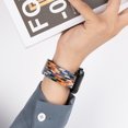 thumbnail image 4 of Nylon Braided Loop Strap for Huawei Watch Fit 3 2 Magnetic Adjustable Comfortable Band for Huawei Watch Fit 3 Bracelet Wristband WRainbow For Huawei Fit 2, 4 of 6