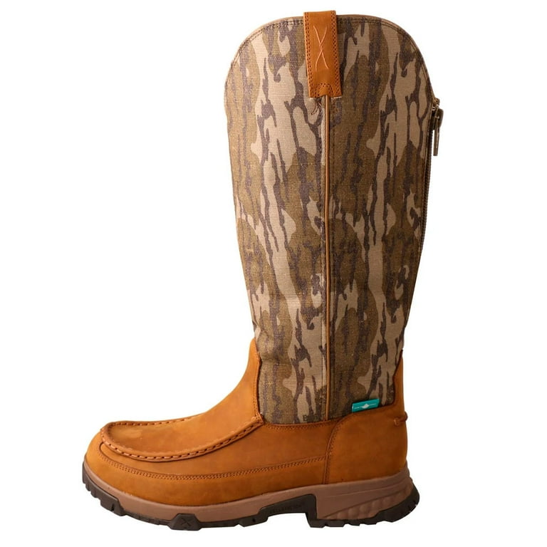 TWISTED X Male Snake Boots Mossy Oak Bottomland Camo Brown Size 10 Width M Walmart
