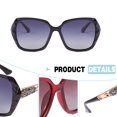 thumbnail image 3 of 2 gafas de sol para mujer, grandes, vintage, polarizadas, clásicas, de moda, para actividades al aire libre, 3 of 5