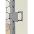 thumbnail image 5 of Regalo Plastic Puerta para bebé ajustable súper ancha de 192 pulgadas y patio de juegos con puerta, marca galardonada, 2 en 1, kit adicional, incluye 4 paquetes de soportes de pared, gris, 5 of 5
