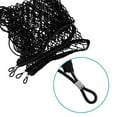 thumbnail image 6 of Walbest 2-Layer Heavy Duty Cargo Net, 43 x 20 Inch Universal Truck Bed Net with Hooks, Adjustable Elastic Storage Organizer Mesh Net Compatible for Pickup Truck SUV, Black, 6 of 7