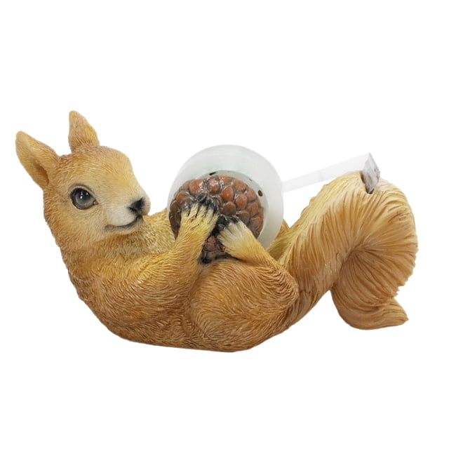 Miangastore Distributeur de Ruban en Résine Forme d'Écureuil Coupe-Rouleau Mignon pour Bureau Maison École