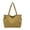 Brown, variant on Personalized Birth Flower Corduroy Tote Bag for Women 4 Color Options Custom Name Large Shoulder Bag with Pocket and Zipper for Daily Work Travel Shopping