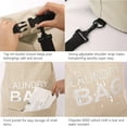 thumbnail image 5 of Kimmama Rice White Laundry Bag with Strap,70L Laundry Backpack for Camping, 5 of 7
