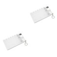 thumbnail image 2 of Monstrate Caja de recordatorio de pastillas de 28 rejillas semanal de ABS para el hogar con alarma electrónica, organizador de tabletas de viaje para Blanco 2piezas Monstrate CBP157930, 2 of 6