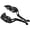 Black, variant on Nonslip Motorcycle Brake Gear Lever for CLICK150 Sturdy Aluminum Build Smooth Functionality Clutches Lever