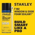 thumbnail image 2 of Sellador de espuma STANLEY F902 para ventanas y puertas, 360 ml (2 x 350 ml), resistente al agua, 2 of 7